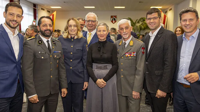 Militärkommandant Walter Gitschthaler rief, und zahlreiche Gäste aus Politik und den Einsatzorganisationen folgten seiner Einladung