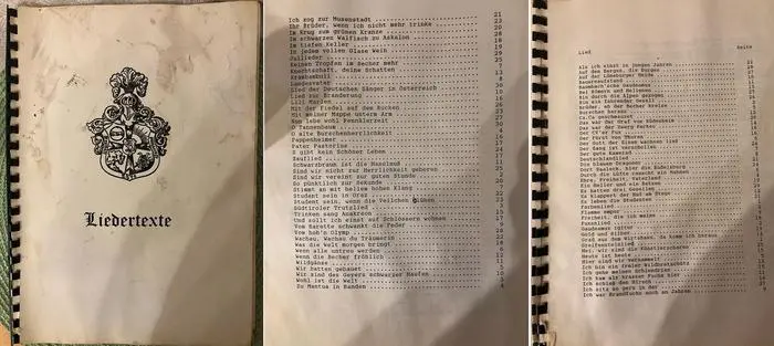 Das inkriminierte Liederbuch