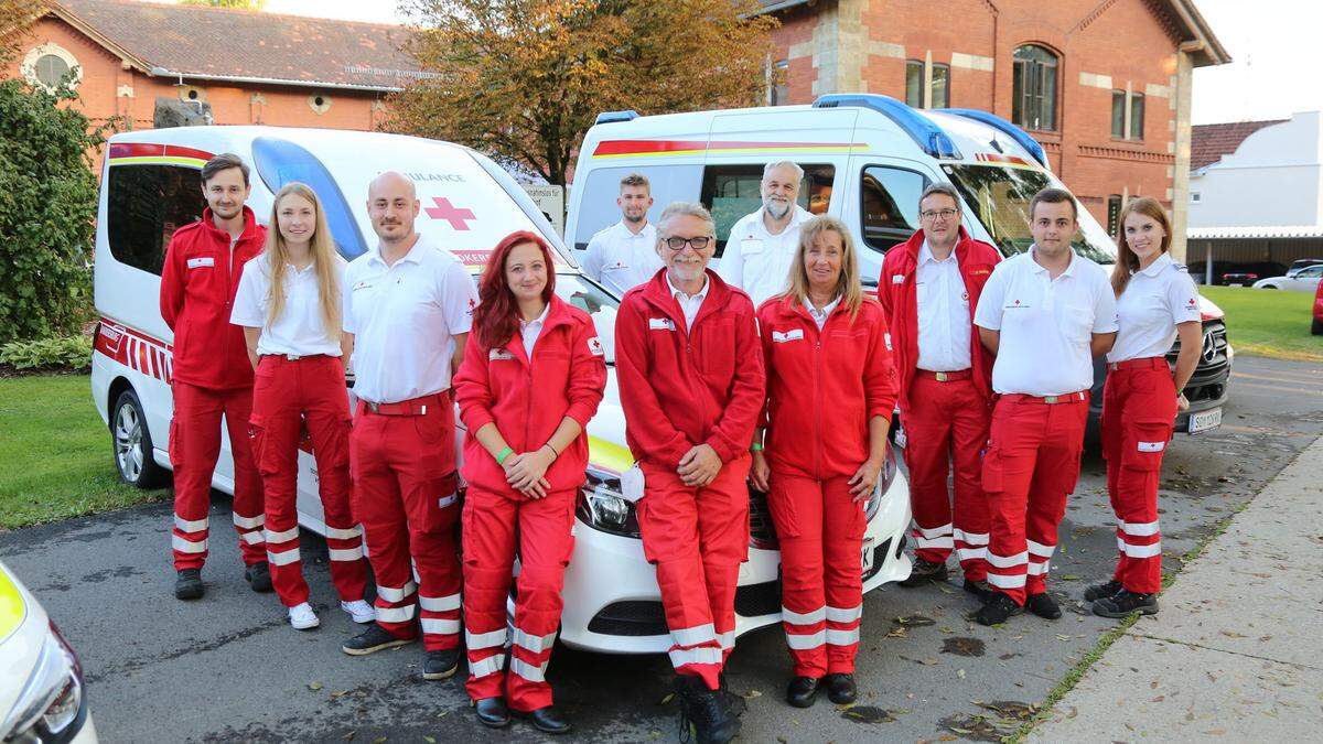 Das Team des Rückholdienstes der Rot Kreuz Bezirksstelle Radkersburg 