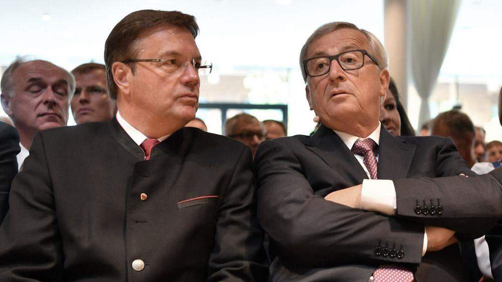 Platter und Juncker sprachen über die Fahrverbote