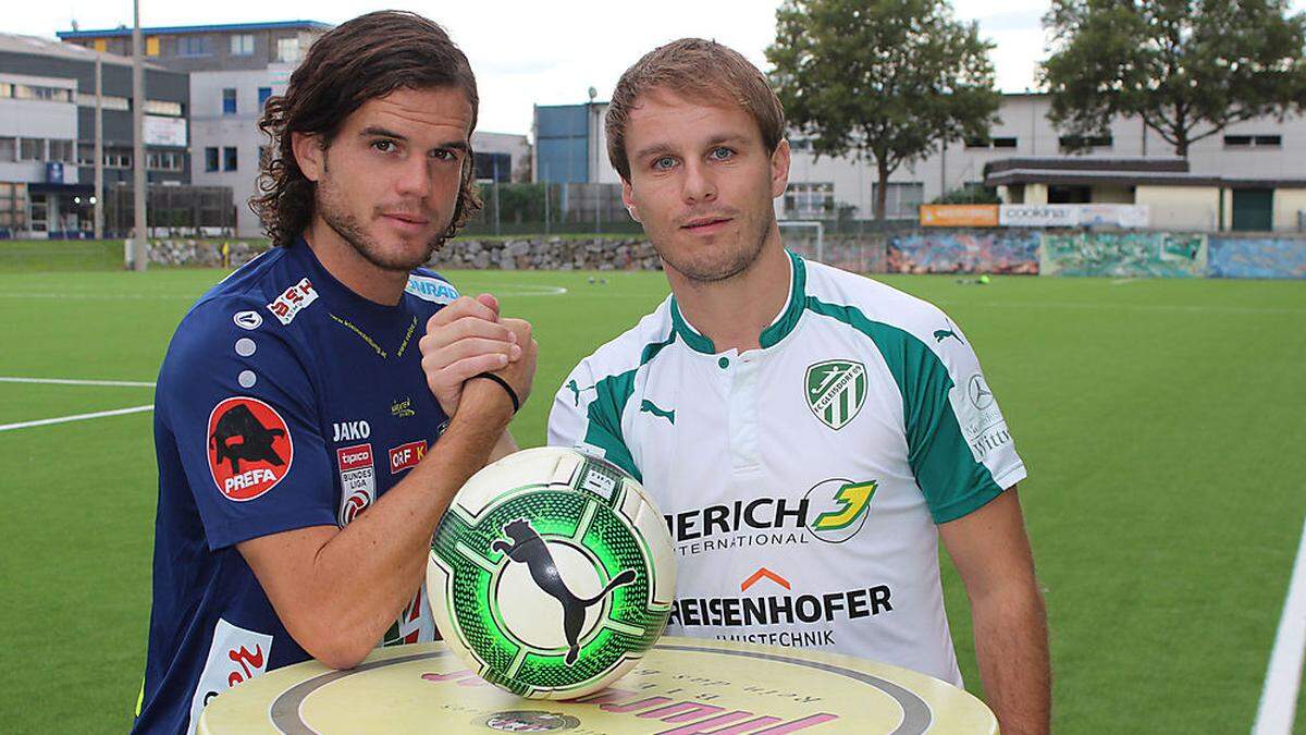 Sonst Freunde, heute Gegner: Thomas Zündel (WAC,links) und Markus Gsellmann