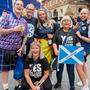 Die schottischen Fans sind zahlreich nach London gereist
