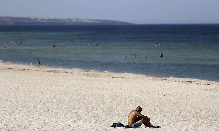 Selbst am Strand ist es momentan kaum auszuhalten