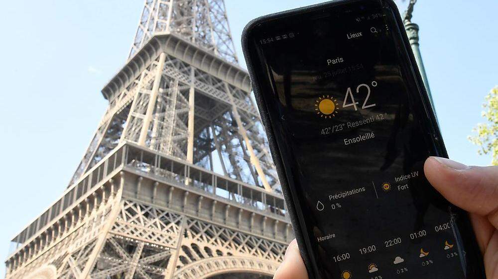 Der bisherige Rekord von 40,4 Grad liegt in Paris mehr als 70 Jahre zurück