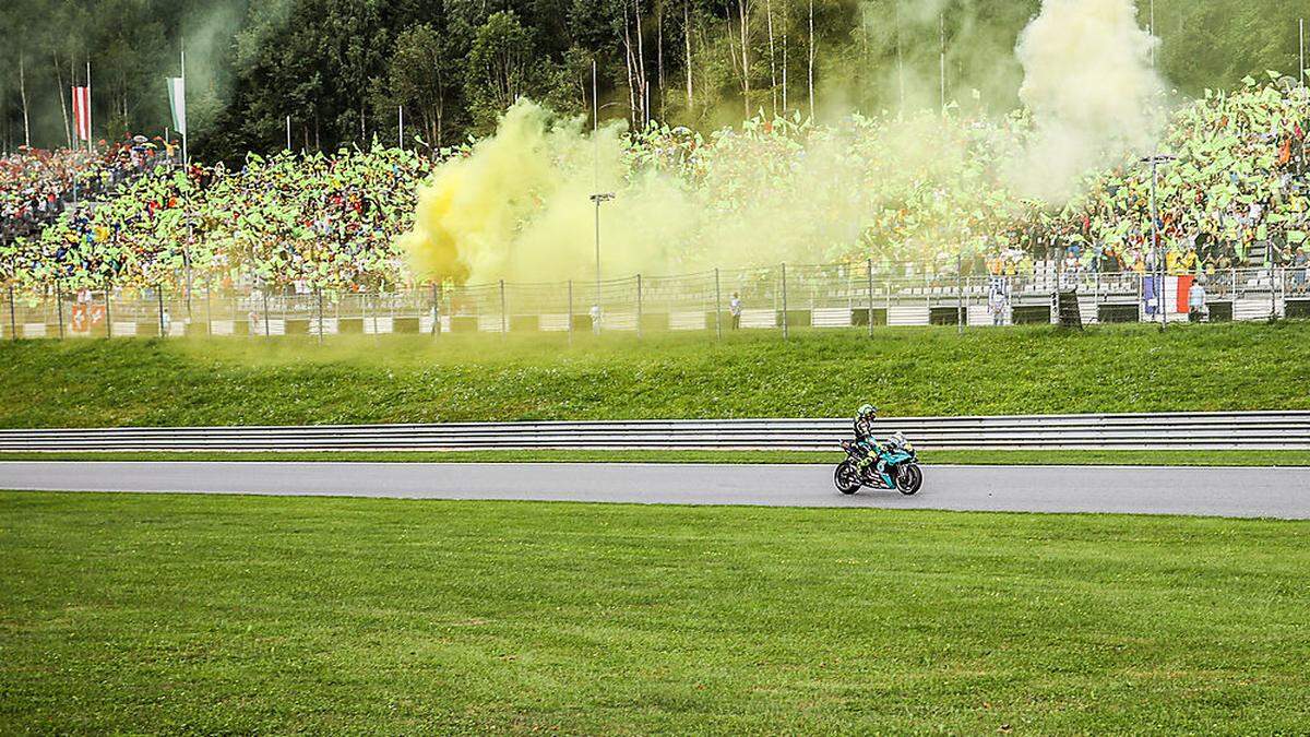 Valentino Rossi verabschiedete sich von seinen Fans in Österreich