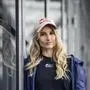 Anna Gasser poses for a portrait at Hangar 7 in Salzburg, Austria on April 15th 2023 // Mirja Geh for Wings for Life World Run // SI202304170236 // Usage for editorial use only // 