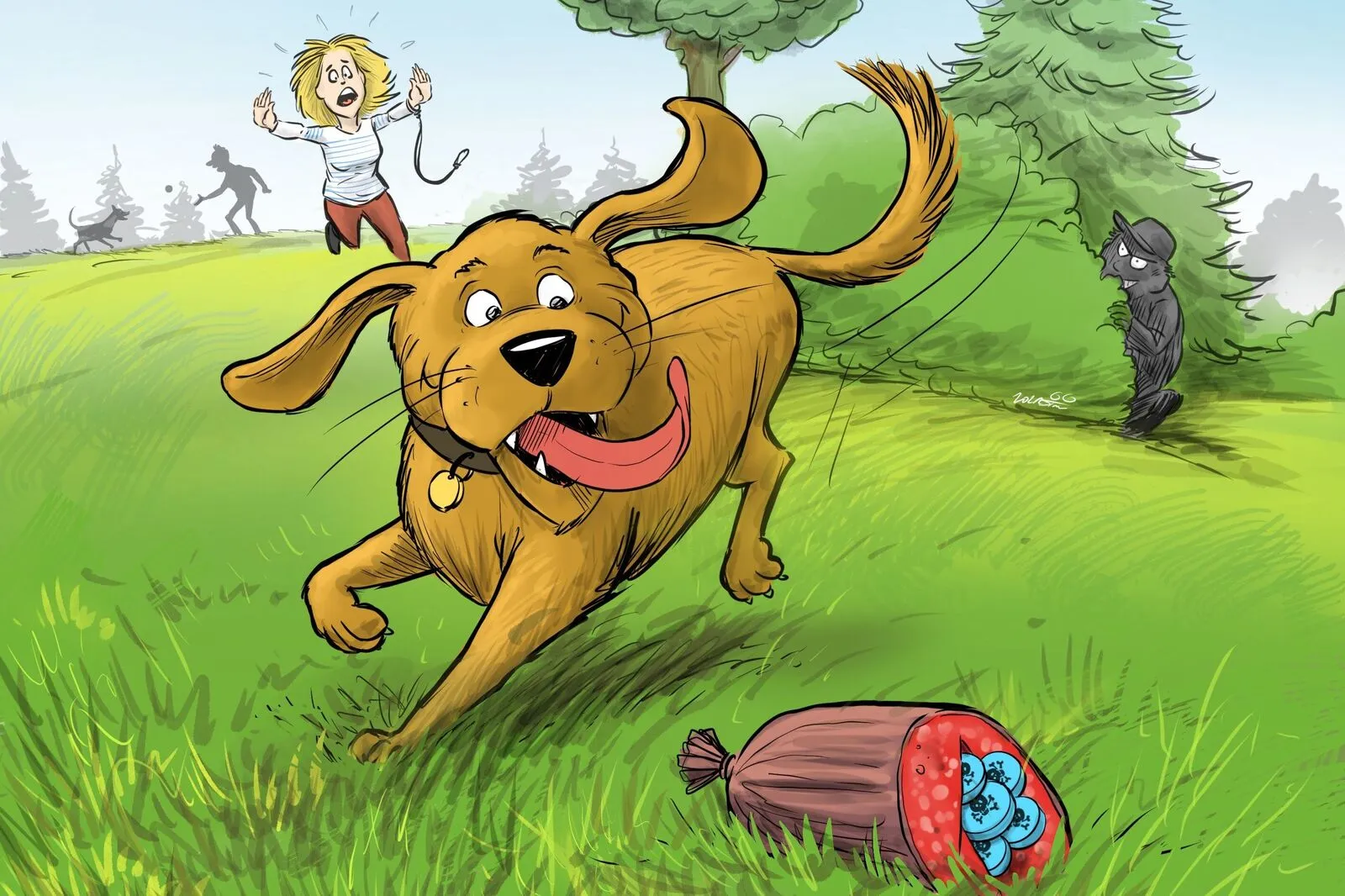 Was für ein Glück, wenn Tierbesitzerinnen und -besitzer einen Giftköder rechtzeitig bemerken 