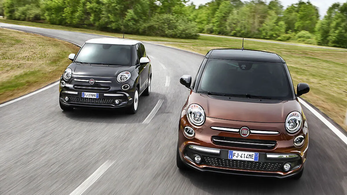 Der aufgefrischte Fiat 500L und die siebensitzige Variante Wagon