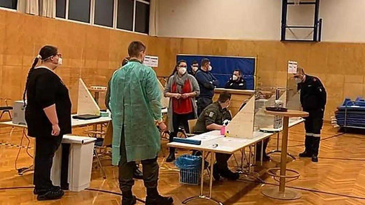 In St. Lorenzen wird auch beim nächsten Mal, wie bereits Mitte Dezember, im Festsaal getestet 