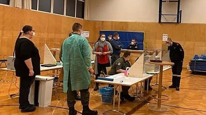 In St. Lorenzen wird auch beim nächsten Mal, wie bereits Mitte Dezember, im Festsaal getestet