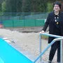 Stolz präsentierte Bürgermeisterin Klaudia Stroißnig im Vorjahr das renovierte Bad - ob es heuer aufsperren kann, ist noch ungewiss