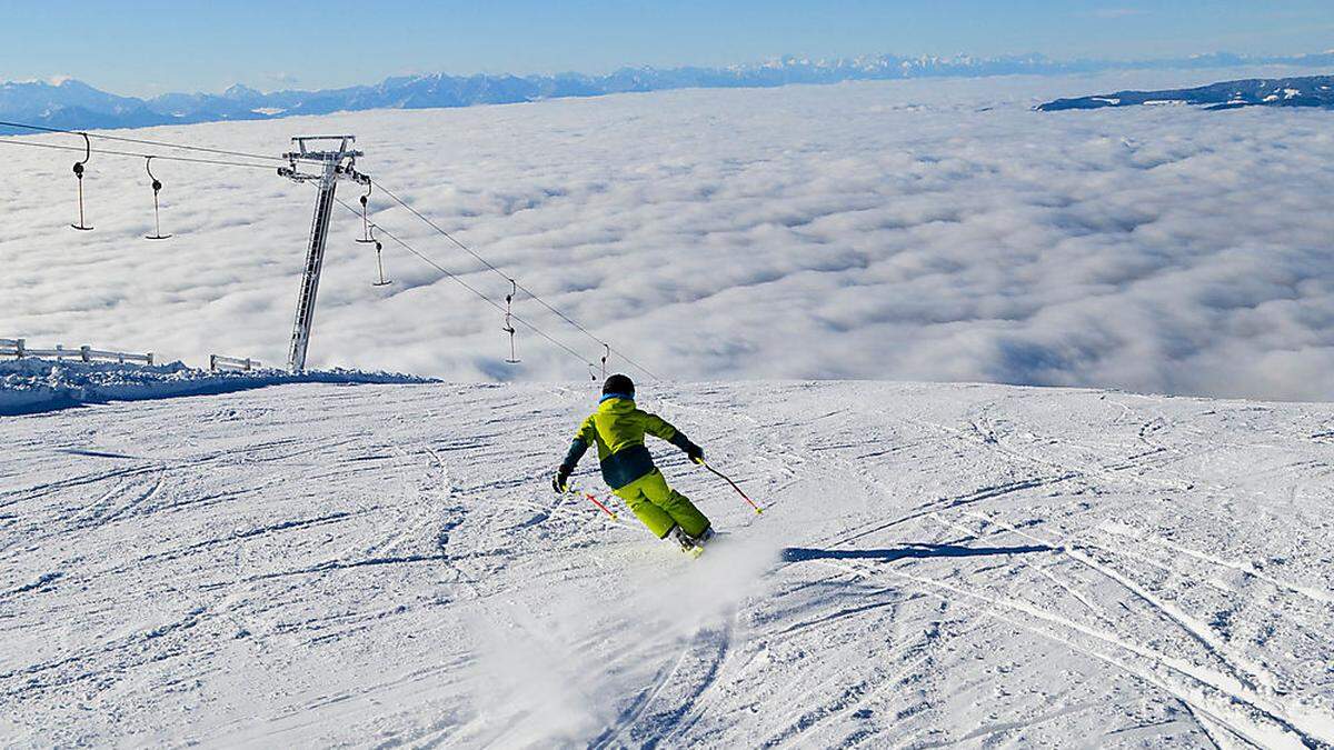 Auf der Koralpe kann schon am 3. Dezember ein wenig Skigefahren werden