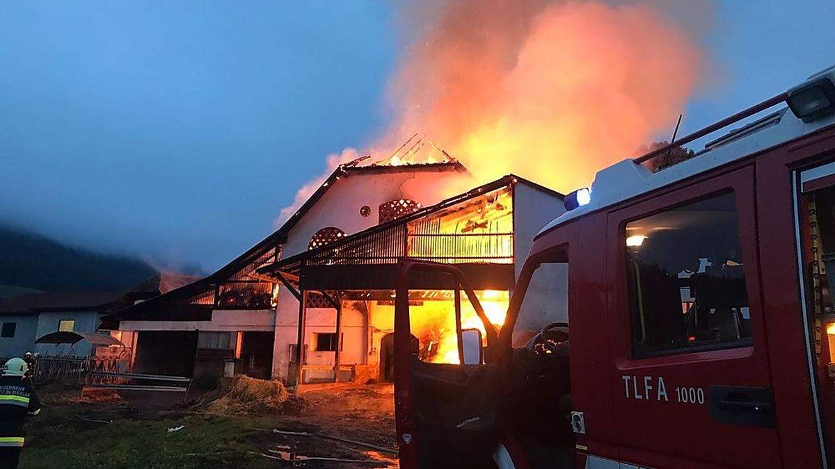 Rund 120 Feuerwehrleute standen im Einsatz