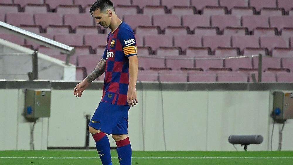 Auch Lionel Messi konnte nichts am erneuten Punktverlust Barcelonas ändern.