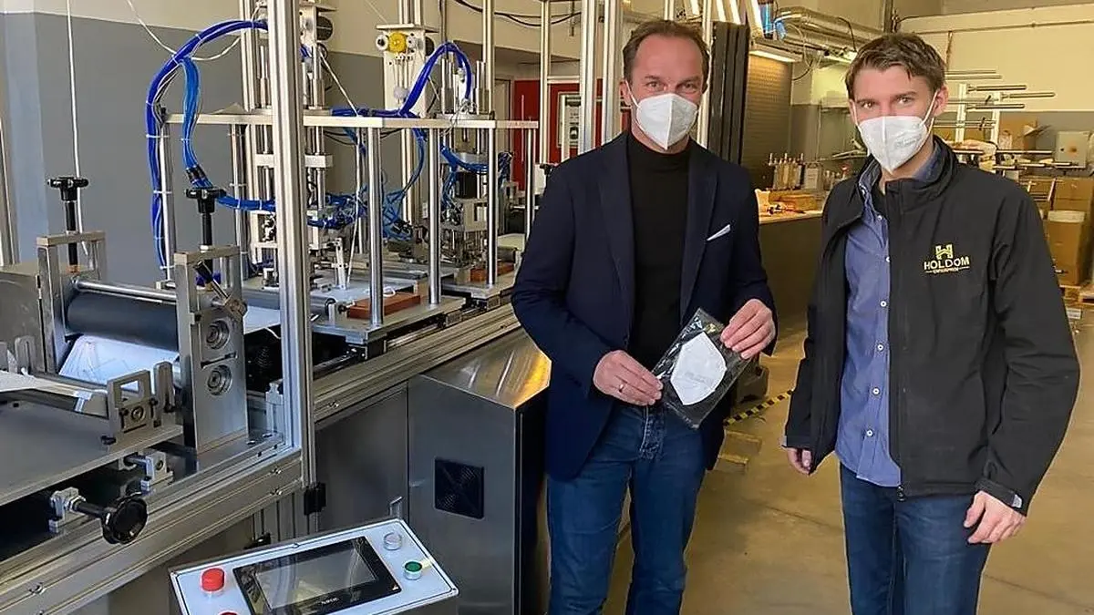 Geschäftsführer Dominik Holzner mit Verkaufsleiter Rudi Egger