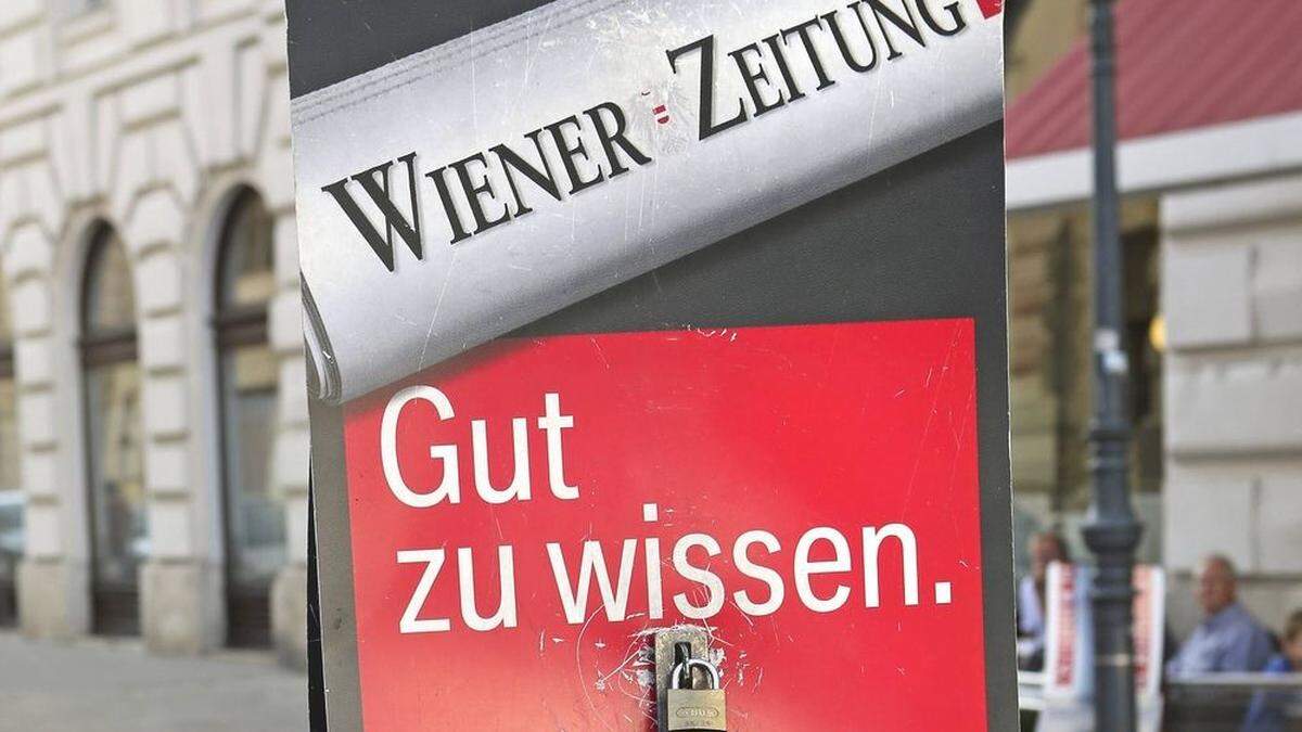 Das Ende der Pflichtveröffentlichungen brächte die „Wiener Zeitung“ in die Bredouille. 