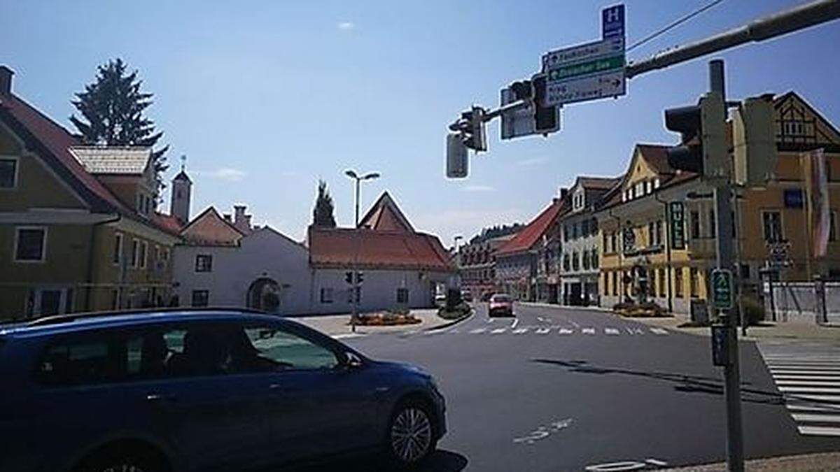 Die Ampel am Oktoberplatz war ausgefallen