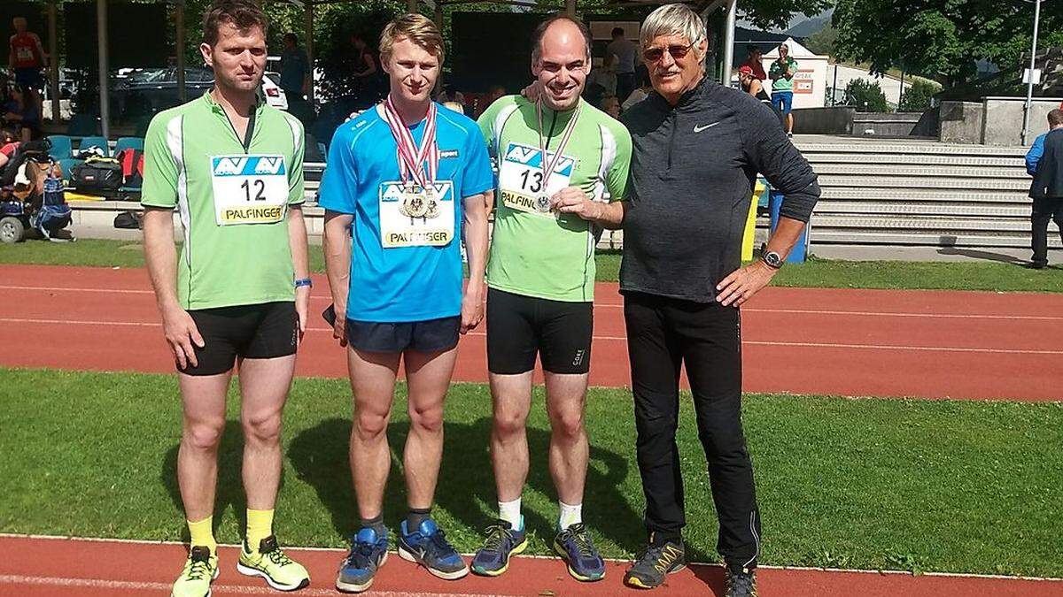 Markus Oberwinkler, Kevin Kohlweiss, Seppi Lackner und Werner Steindl