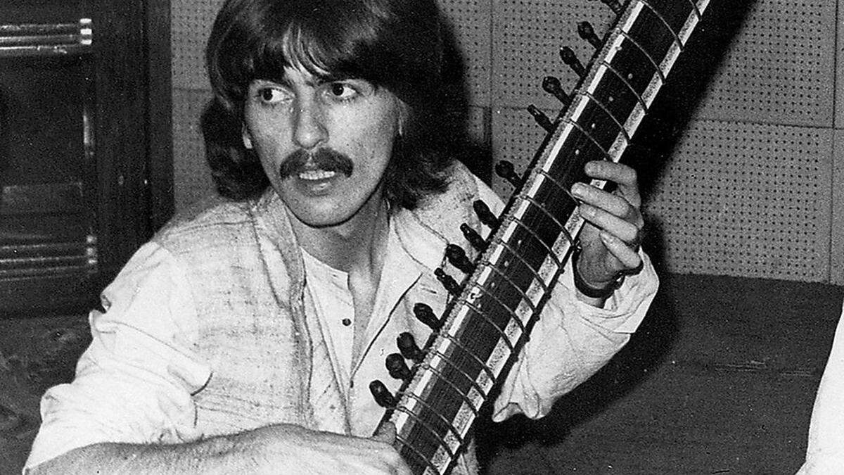 George Harrison 1968 in Indien