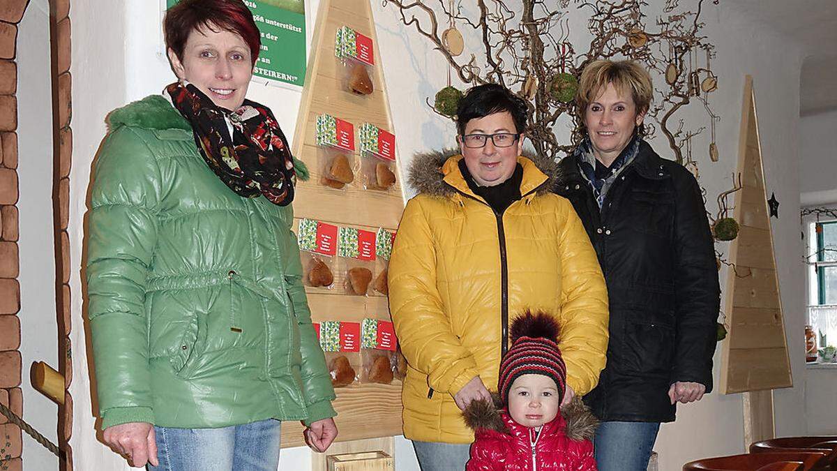 Elke Hauser, Dagmar Mayerhofer und Gerlinde Wengg 