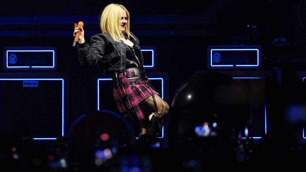 Avril Lavigne in Padua, wenige Tage vor ihrem Auftritt in Wien