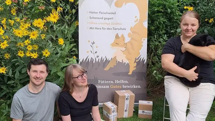 Das Gründerteam der Marke „MyLILO“: Larissa Lagler (r.) mit Sybille Bürzle und Rene Pacher