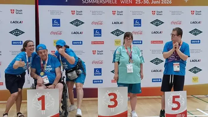 Mit insgesamt acht Medaillen kehrte das Team des Diakoniewerks in Schladming von den 