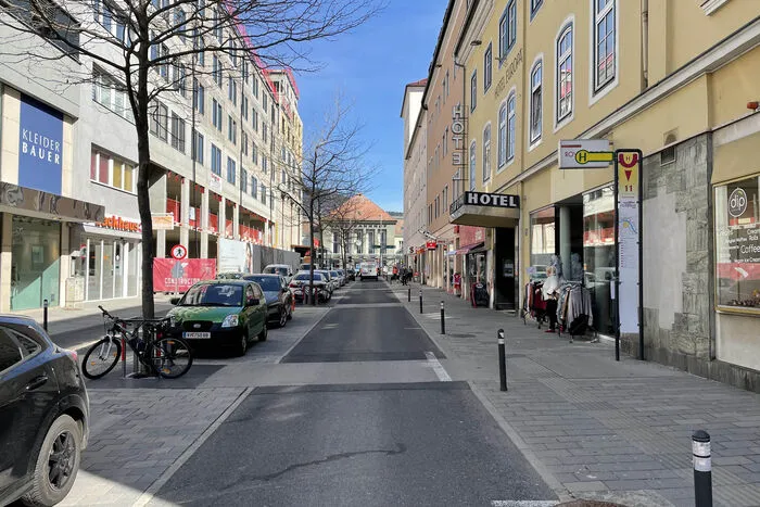 Eine Baumallee scheint schwierig in der Umsetzung