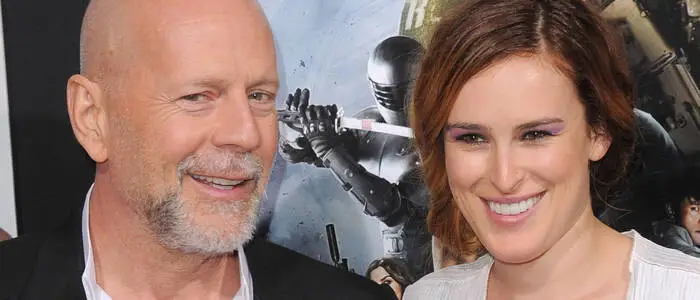 Rumer mit ihrem berühmten Papa Bruce Willis