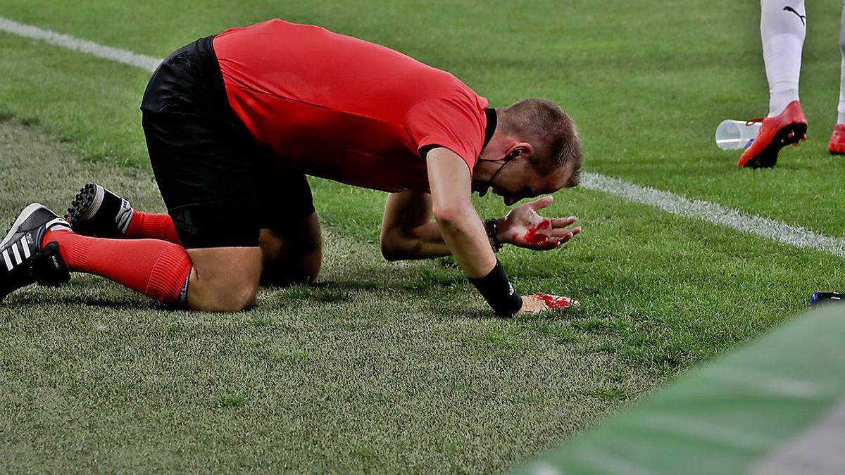 Schiedsrichter-Assistent Fredrik Klyver hat sich dem Verfahren als Privatbeteiligter angeschlossen