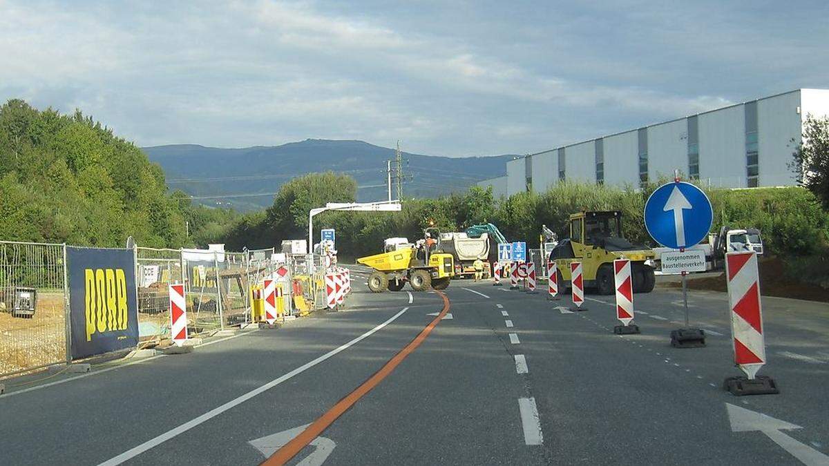 Trotz Baustelle ist das Ab- und Auffahren von und zur A2 möglich