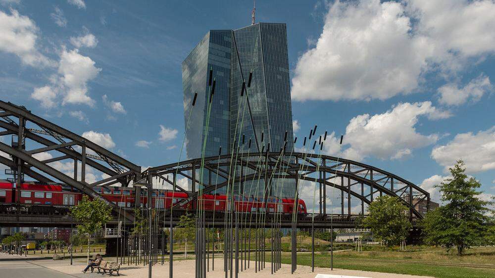 Die EZB-Zentrale im deutschen Frankfurt