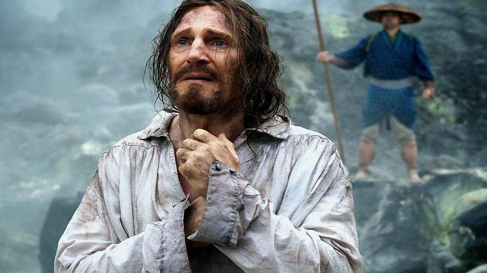 Liam Neeson spielt in „Silence“ einen Jesuiten, der unter der Folter der Japaner an Gott zweifelt	 