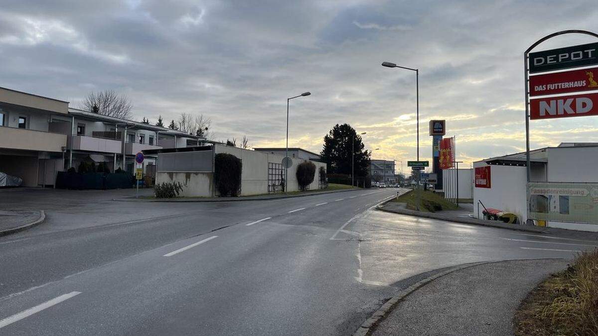 Um diese Kreuzung an der Feldbacher Straße zwischen Kohlbacher Siedlungen und Business Park geht es