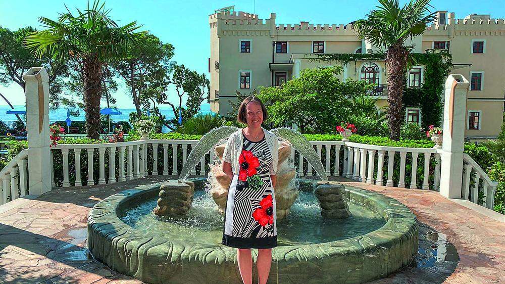 Martina Riedl hat 15 Jahre lang das Hotel Miramar in Opatija geleitet 