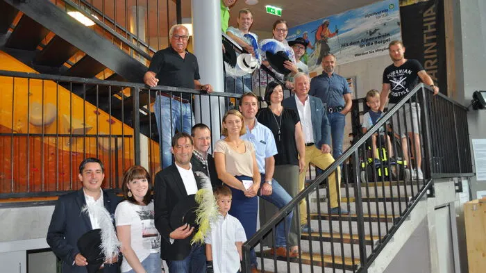 Im Zuge der Neueröffnung der Kletterhalle wurde von Bürgermeistern der Region und Faschingsgilde Spittal  Spenden an Frauenhaus, Elternverein Seebach, FamiliJa und eine Privatperson übergeben.