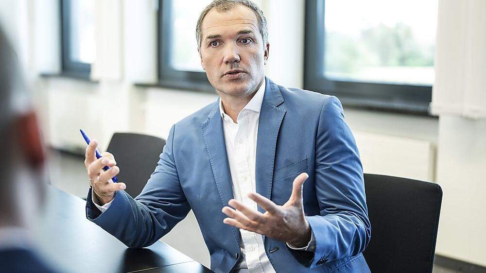 Horst Leitner leitet die Geschäfte von Hofer in Österreich. „Sahen 2020 zum ersten Mal, dass uns Umsätze durch fehlende Zustellung entgehen“