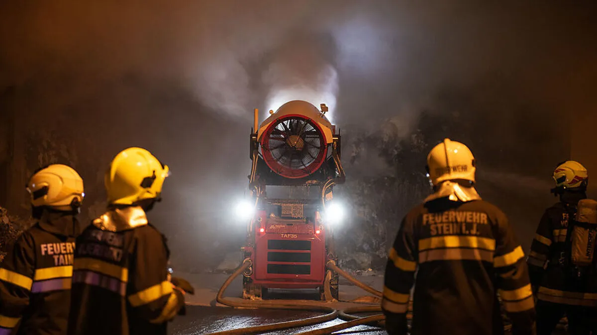 Unter anderem waren die Feuerwehren Tainach und Stein im Jauntal im Einsatz