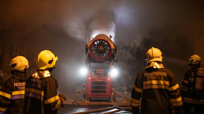 Unter anderem waren die Feuerwehren Tainach und Stein im Jauntal im Einsatz