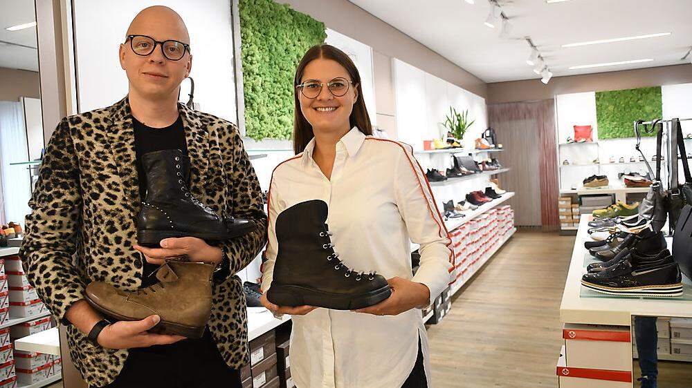 Für Ingo Herzig und Daniela Herzig-Rieder sind Schuhe nicht nur Geschäft sondern Leidenschaft