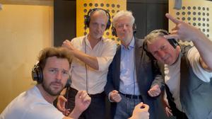 Pizzera, Maurer, Scheuba und Palfrader im Studio