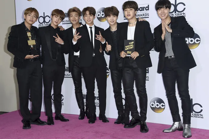die südkoreanische Band BTS