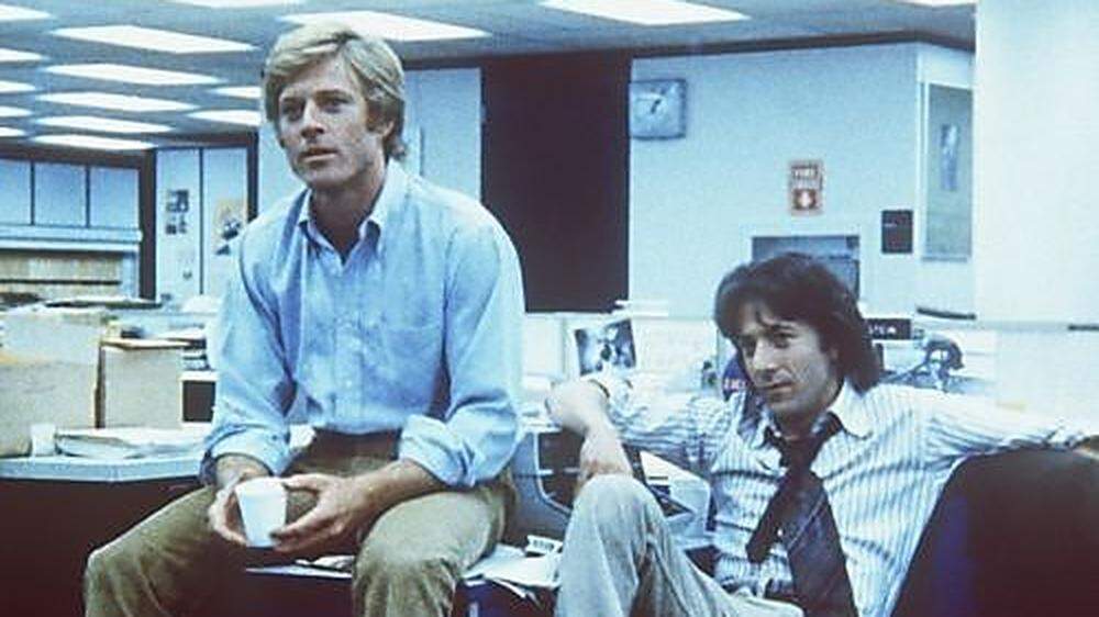 Zeitloser Genreklassiker: Robert Redford und Dustin Hoffman als investigatives Journalistengespann
