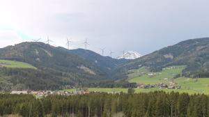So könnte der Windpark von Schattenberg aus betrachtet aussehen