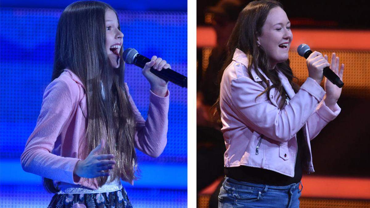 Lilo aus Graz bzw. Singapur und Theresa aus Graz singen bei The Voice Kids mit