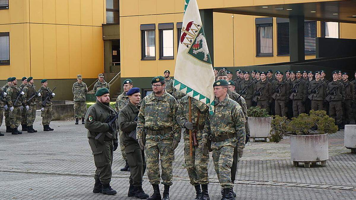 Stimmungsvolle Angelobung in der Landwehr Kaserne St. Michael