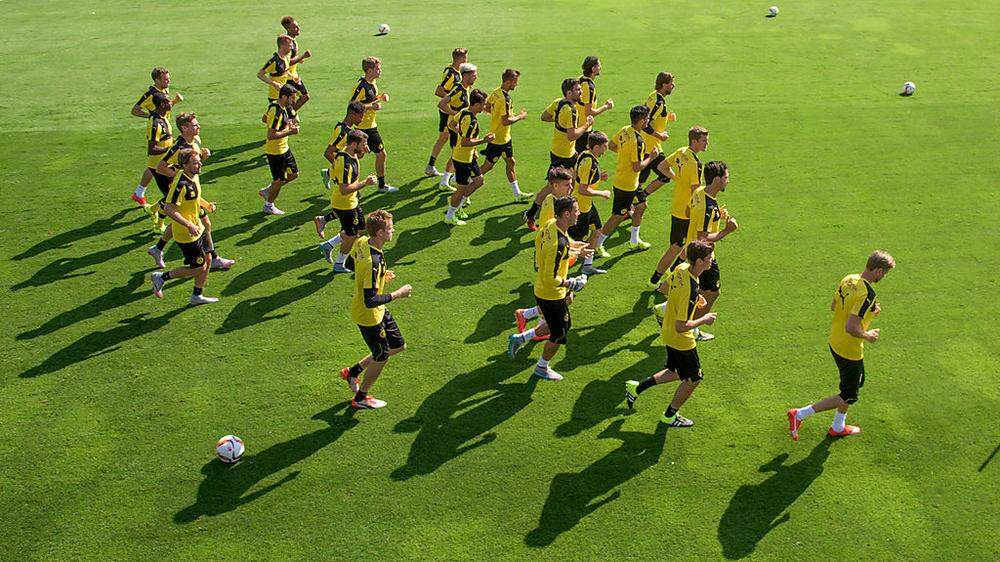 Dortmund steckt in den Vorbereitungen auf das Duell mit dem WAC