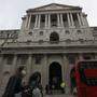 Die englische Notenbank erhöht die Zinsen