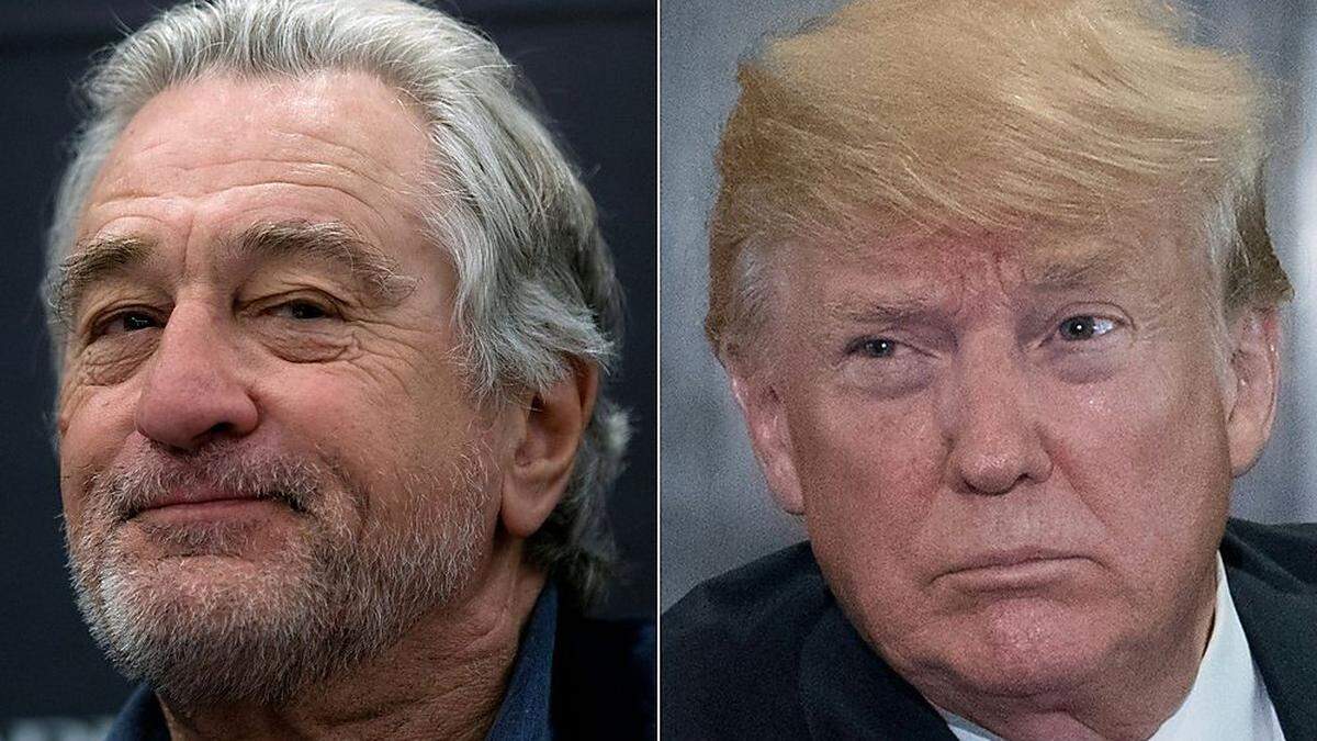 Robert de Niro versus Donald Trump