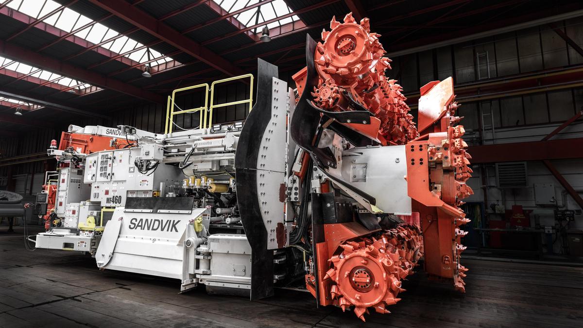 Der Sandvik-Gigant Borer Miner MF460